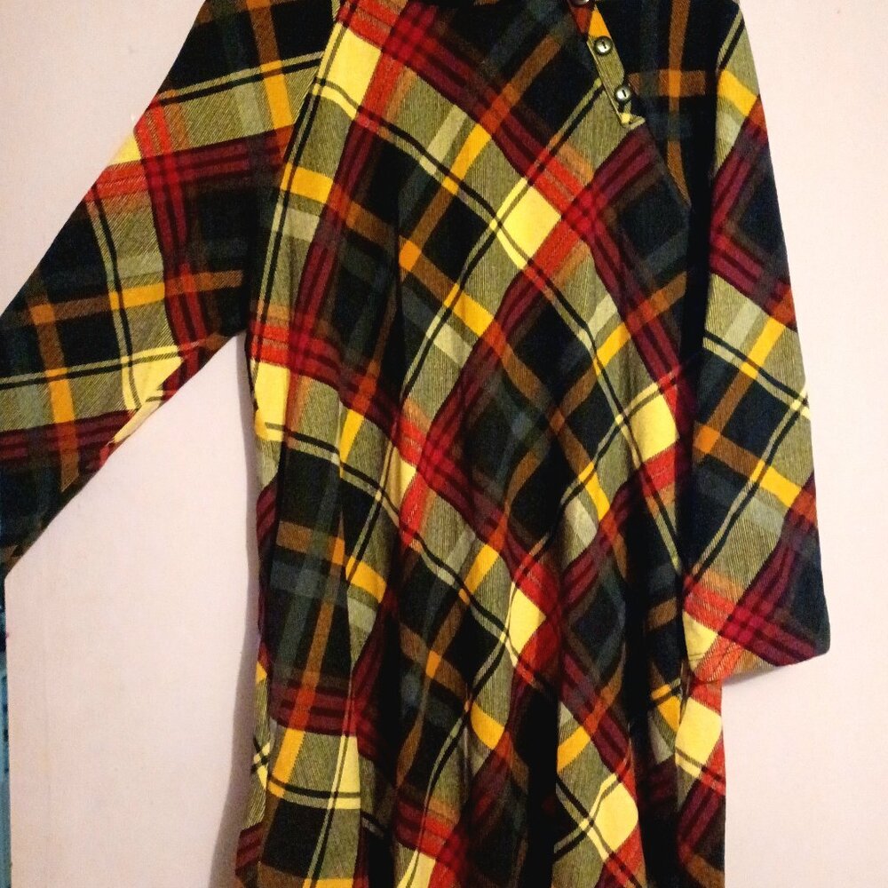 Plaid winter dress